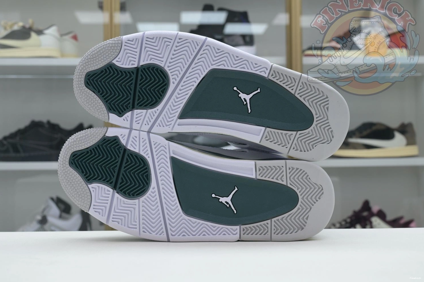 4 Oxidized Air Jordan Green 0807